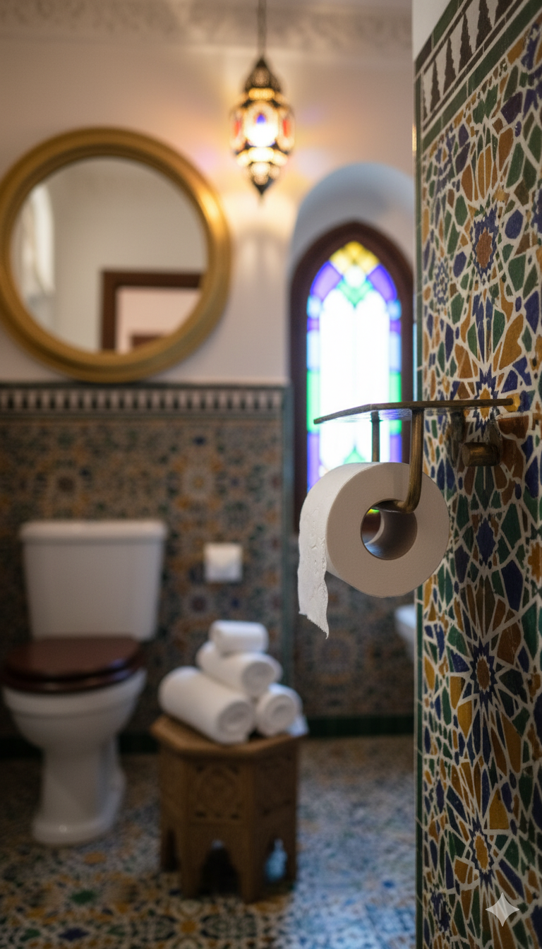 Porte papier toilette