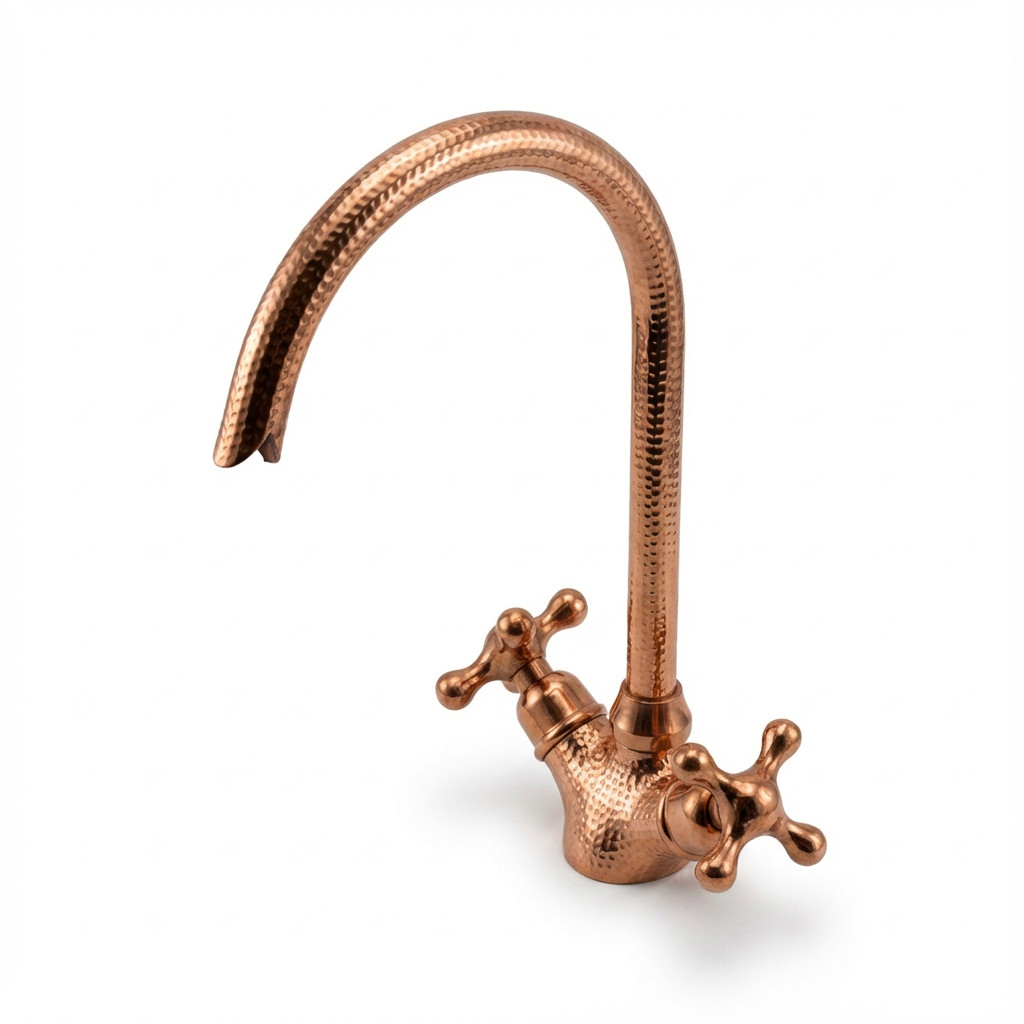 Robinet de lavabo martelé