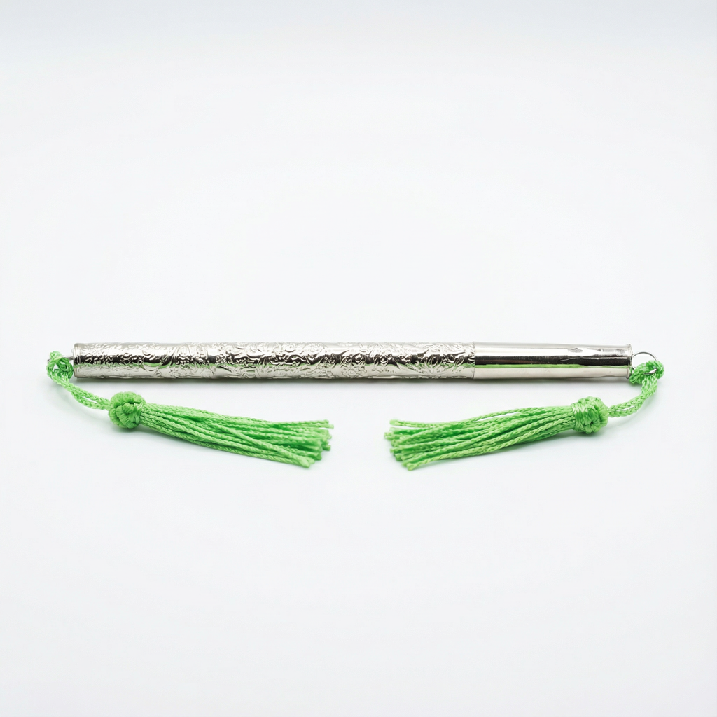 Stylo artisanal personnalisé – Housse gravée à la main